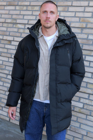 Jack & Jones Alpha Long Puffer Black