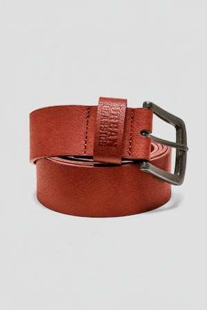 Urban Classics Leather Imitation Belt Cognac Brown
