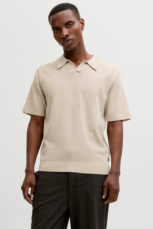 Jack & Jones Blamilano Spring Split Neck Ancient Scroll