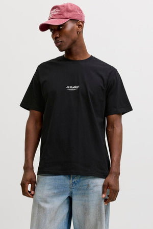Jack & Jones Jesoho Tee Ss Crew Neck Zwart