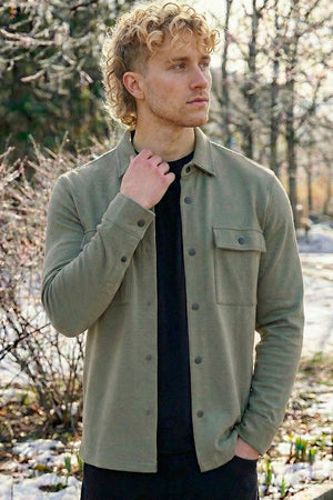 Selected Jackie Sweat Jacket Vetiver