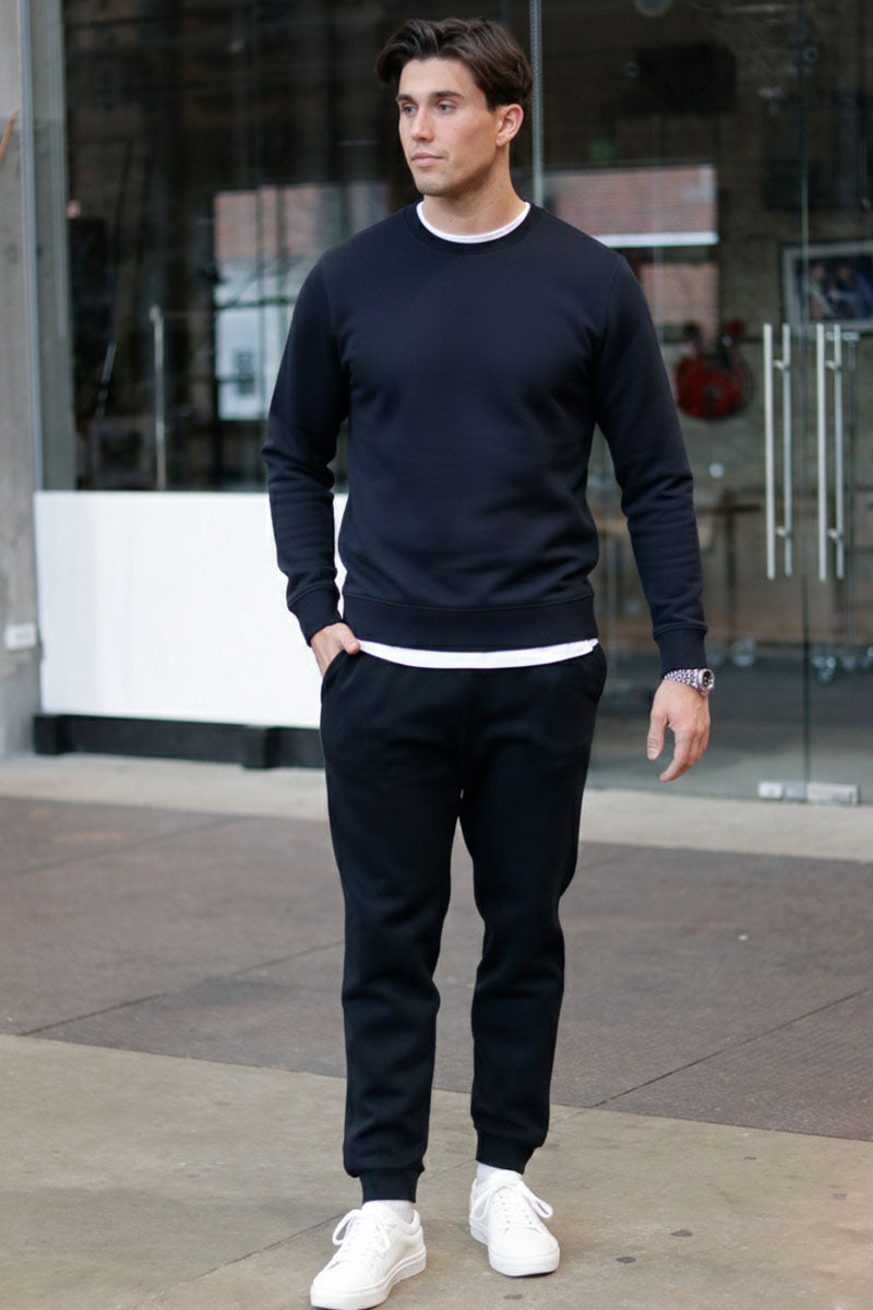 ONLY & SONS CERES CREW NECK Black