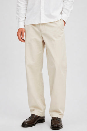 Selected Loose New Miles Flex Pant Moonstruck