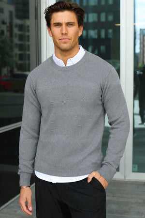 Kronstadt Hannes Cotton knit Lt Grey Mix