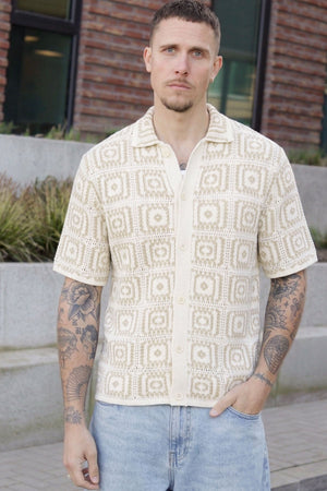 Only & Sons Bart Rlx 5 Ss Shirt Egret