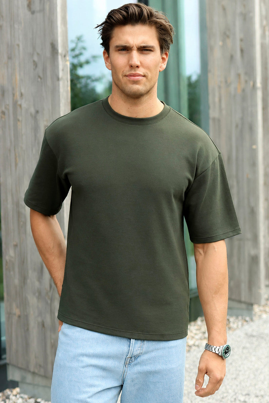 Only & Sons Caspian Airflex Boxy SS Tee Noos Beluga