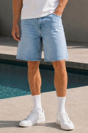 Jack & Jones Tony Original Shorts AM 460 SN Blue Denim