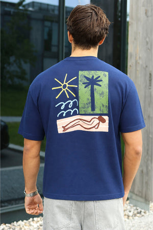 Selected Relax Norman License SS Tee Ocean Cavern