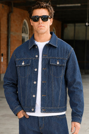 Jack & Jones Cam Jacket Ba 300 St Blue Denim
