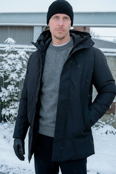 Jack & Jones Keen Stretch Parka Jacket Black