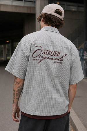 Jack & Jones Savona Austin Shirt SS Styd SS26 Asphalt