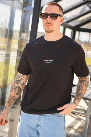 Jack & Jones Jesoho Tee Ss Crew Neck Zwart