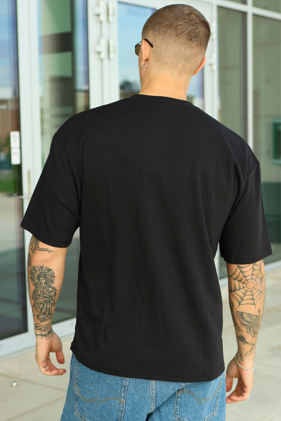 Only & Sons Caspian Airflex Boxy SS Tee Black