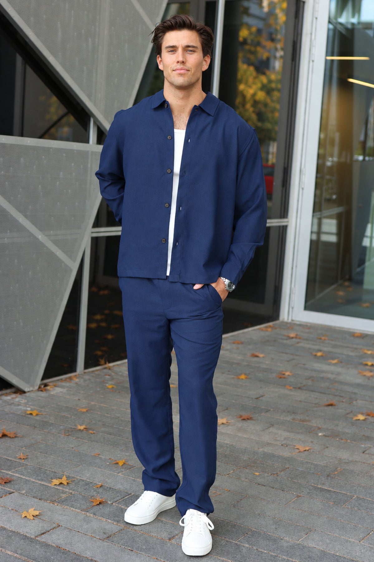 Only & Sons Hansi Edge Straight Pant Sky Captain