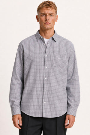 Jack & Jones Legacy Loose Check Shirt LS Dove