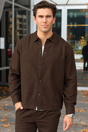 Only & Sons Hansi Relaxed Ario LS Shirt Coffee Bean