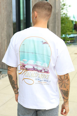 Jack & Jones Sanremo Back Tee SS Crew Neck Bright White