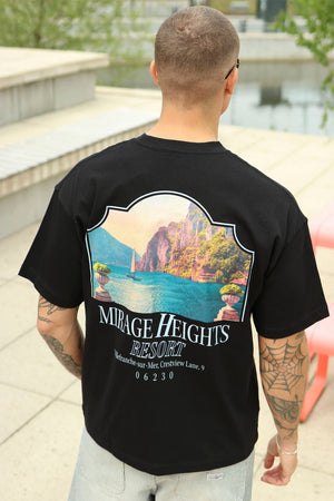 Jack & Jones Sanremo Back Tee SS Crew Neck Zwart