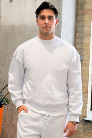 Only & Sons Ceres Oversized Sweater Super Light Grey Melange