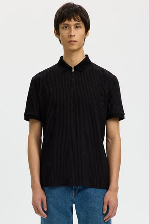 Selected Fave Polo Zwart