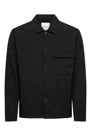 Only & Sons Gereth Life Stretch Shacket Zwart