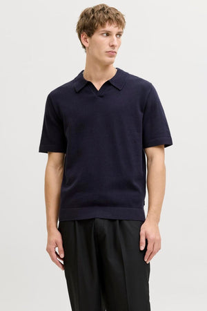 Jack & Jones Blamilano Spring Split Neck Night Sky