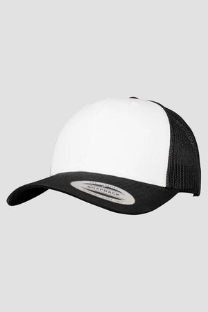 Flexfit Retro Trucker Black / White / Black