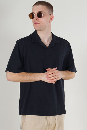 ONLY & SONS Males Regular Fit SS Resort Shirt Black