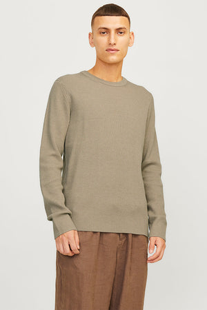 Jack & Jones Perfect Knit Crew Neck Crockery