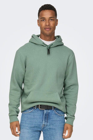 Only & Sons Ceres Hoodie Chinois Green
