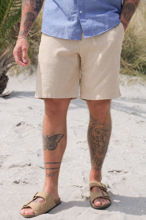 Selected Regular Brody Linen Shorts Incense