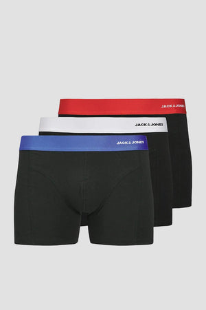 Jack & Jones Nyjah Bamboo Trunk 3-Pack Black Black