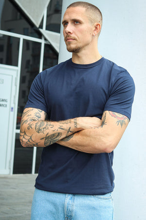 Liebhaveri Organic Bazo Tee Blue Navy