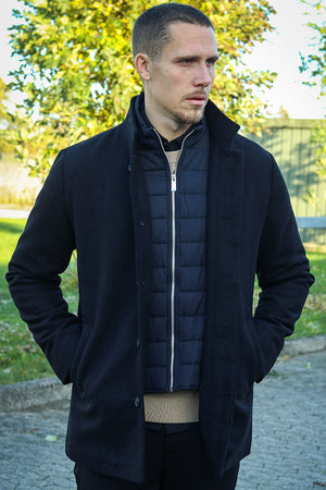 Jack & Jones Harrison Wool Jacket  Black