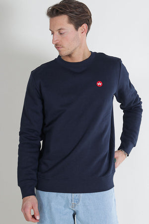 Kronstadt Lars Organic/Recycled Crew Sweat Sky Captain