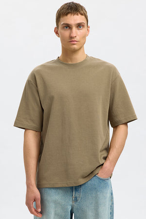 Selected Relax Oscar SS Tee Kelp
