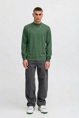 Solid Dreynaldo Longsleeve T-shirt Cilantro