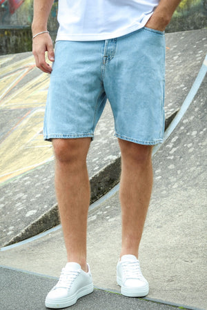 Jack & Jones Tony Loose Fit Shorts 532 Blue Denin