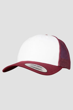 Flexfit Retro Trucker Maroon / White / Maroon
