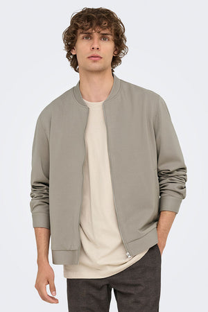 ONLY & SONS Mark Bomber Jacket Vintage Khaki