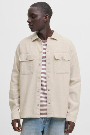 Jack & Jones Charge Overshirt LS Moonbeam