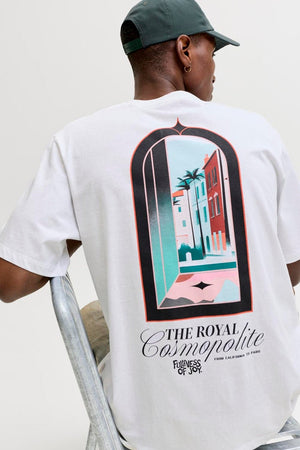 Jack & Jones Paradise Island Tee Bright White