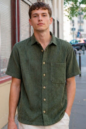 Only & Sons Tile Corduroy 0111 SS Shirt Rosin