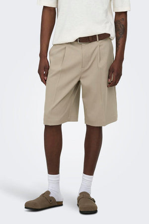 Only & Sons Daves Loose Tailored Fit 0346 Shorts Chinchilla