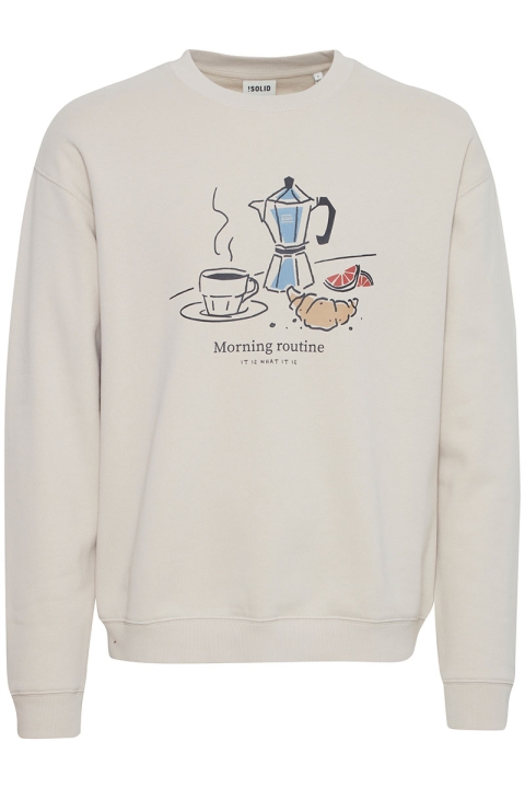 Solid Mulder Sweatshirt Oatmeal