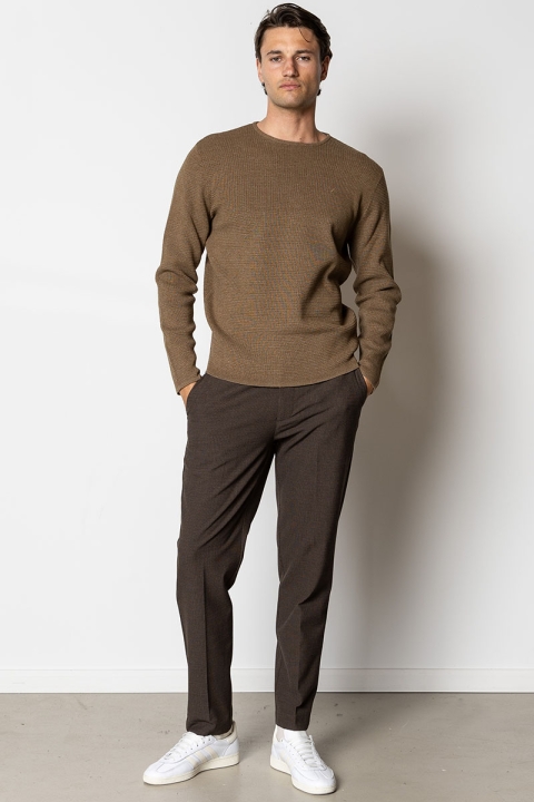 Clean Cut Copenhagen Oscar knit Brown Melangè