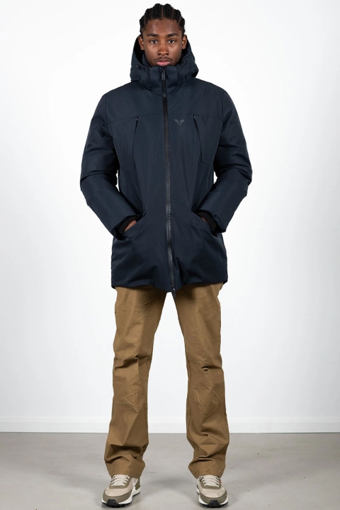 Fat Moose Jamison Qulit Mix Jacket Dark Navy