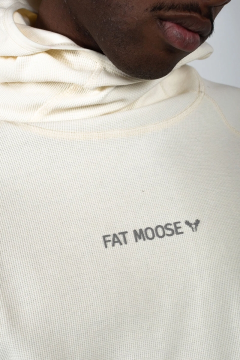 Fat Moose Christopher Structured Hoodie Ecru