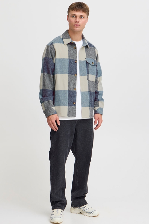 Solid Manheim Shirt Faded Denim