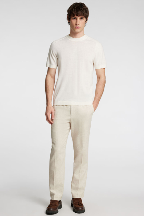 Selected Malik Sun Linen Pants Oatmeal